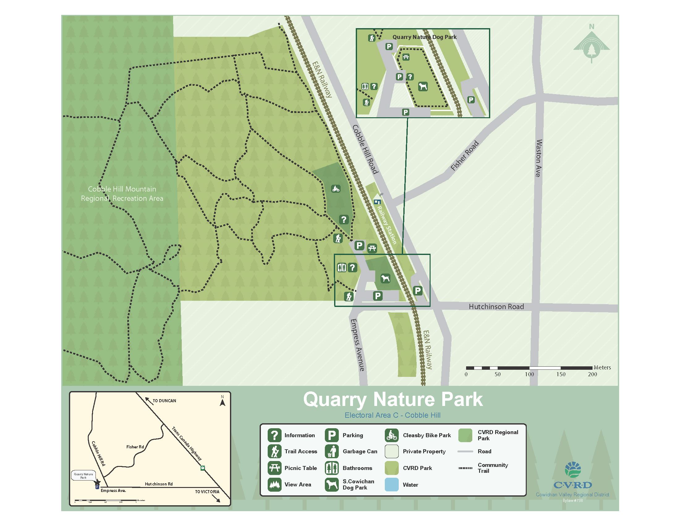 Quarry Nature Park map